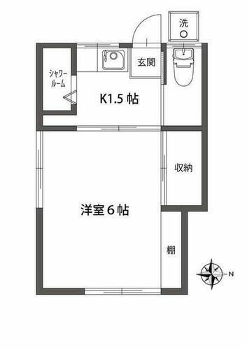 東京都調布市若葉町２丁目 仙川駅 1K アパート 賃貸物件詳細