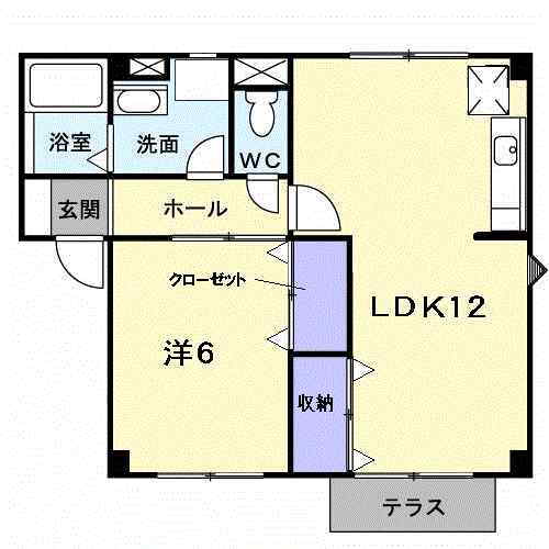 愛媛県松山市吉藤５丁目 1LDK アパート 賃貸物件詳細