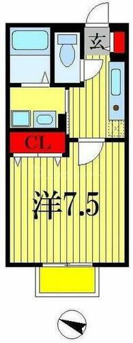 千葉県市川市曽谷７丁目 市川駅 1K アパート 賃貸物件詳細