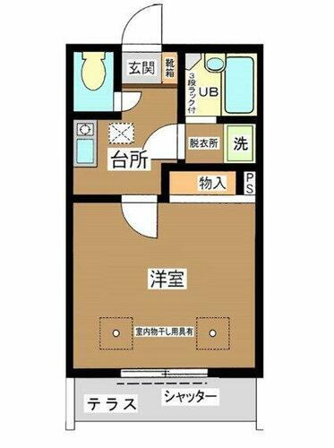 東京都世田谷区東玉川１丁目 田園調布駅 1K アパート 賃貸物件詳細