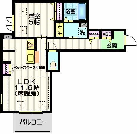 東京都大田区北糀谷２丁目 梅屋敷駅 1LDK マンション 賃貸物件詳細