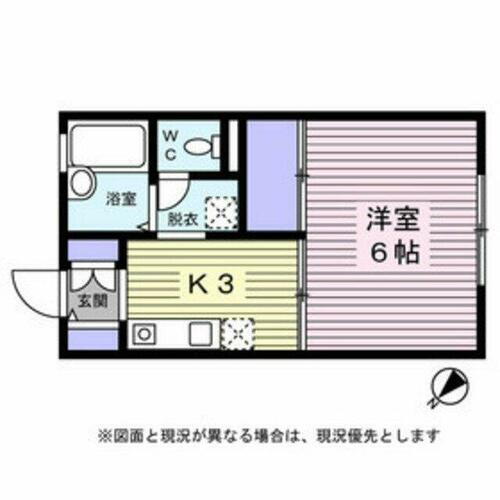 神奈川県横浜市港北区大曽根２丁目 大倉山駅 1K アパート 賃貸物件詳細