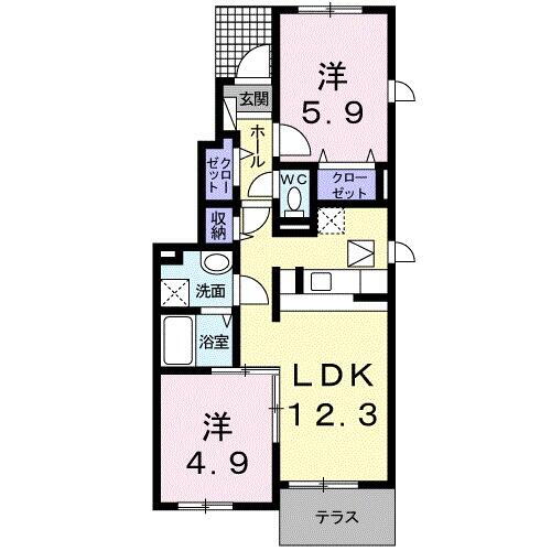 静岡県掛川市千浜 掛川駅 2LDK アパート 賃貸物件詳細