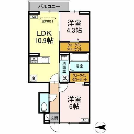 広島県福山市神辺町大字川北 賃貸アパート