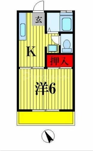 千葉県松戸市中根 馬橋駅 1K アパート 賃貸物件詳細