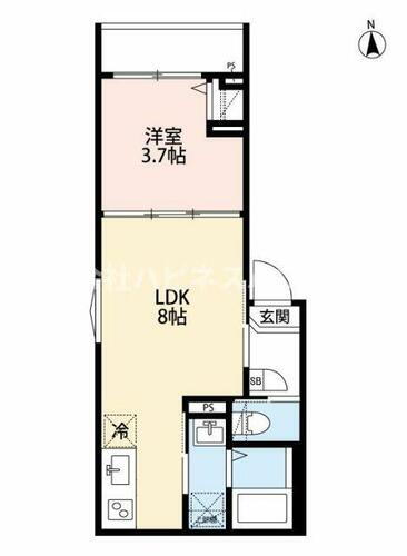 セゾン・ド・ルミエール 3階 1LDK 賃貸物件詳細