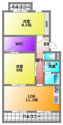 静岡県浜松市中央区萩丘２丁目 浜松駅 2LDK マンション 賃貸物件詳細