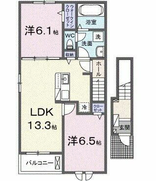 和歌山県岩出市野上野 岩出駅 2LDK アパート 賃貸物件詳細