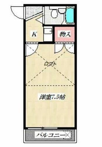 埼玉県狭山市富士見２丁目 狭山市駅 1K アパート 賃貸物件詳細