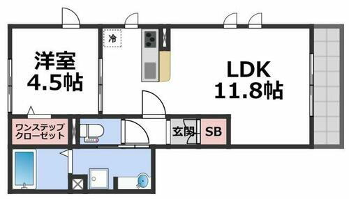 Ｈａｌｅ　Ｗａｌｅａ　Ⅲ 2階 1LDK 賃貸物件詳細