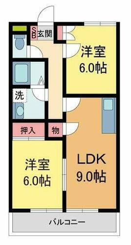 倉田メゾン 1階 2LDK 賃貸物件詳細