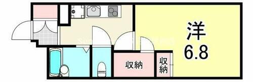 兵庫県尼崎市元浜町２丁目 武庫川駅 1K アパート 賃貸物件詳細