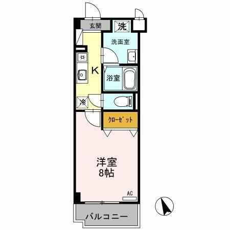 新潟県長岡市千歳２丁目 長岡駅 1K マンション 賃貸物件詳細