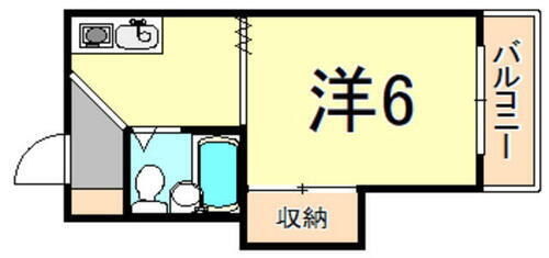 兵庫県伊丹市西台３丁目 伊丹駅 1K マンション 賃貸物件詳細