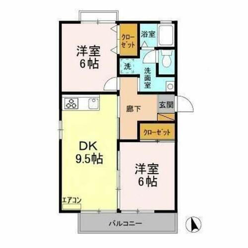 千葉県千葉市緑区おゆみ野５丁目 鎌取駅 2DK アパート 賃貸物件詳細
