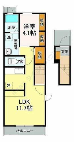 茨城県牛久市神谷１丁目 賃貸アパート