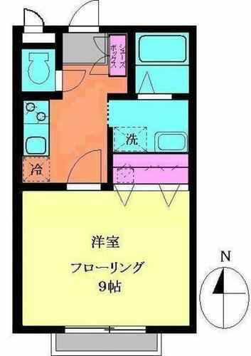 メゾン・テラローザ 1階 1K 賃貸物件詳細