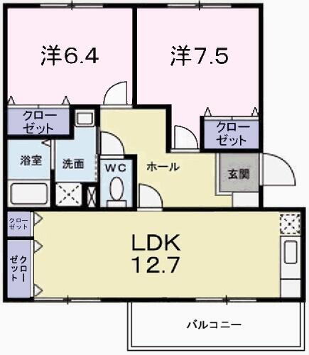 兵庫県姫路市北条梅原町 手柄駅 2LDK マンション 賃貸物件詳細