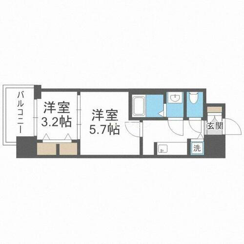 Ｓ－ＲＥＳＩＤＥＮＣＥ日本橋Ｑｕａｌｉｅ 9階 2K 賃貸物件詳細