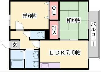 兵庫県姫路市山吹２丁目 播磨高岡駅 2DK アパート 賃貸物件詳細