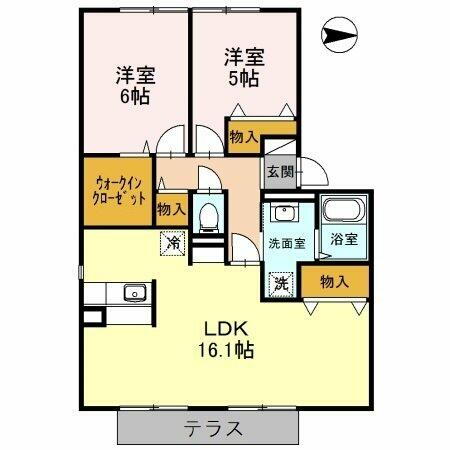 兵庫県姫路市網干区高田 網干駅 2LDK アパート 賃貸物件詳細