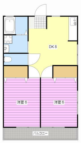 静岡県磐田市前野 豊田町駅 2DK アパート 賃貸物件詳細