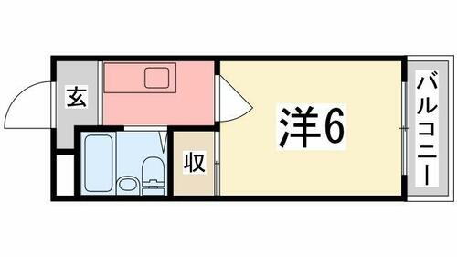 兵庫県姫路市北条梅原町 手柄駅 1K マンション 賃貸物件詳細