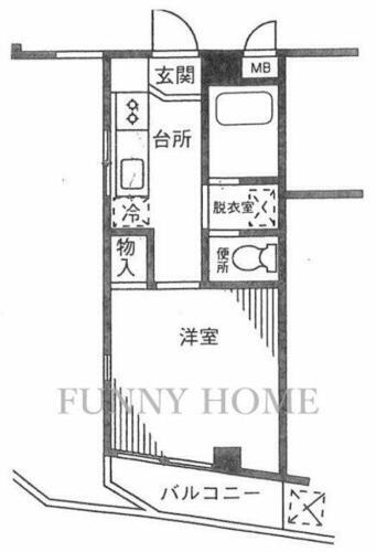東京都世田谷区太子堂１丁目 三軒茶屋駅 1K マンション 賃貸物件詳細