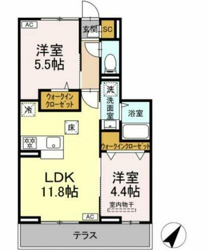 神奈川県横浜市港南区笹下５丁目 賃貸アパート