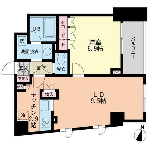 東京都中野区松が丘２丁目 新井薬師前駅 1LDK マンション 賃貸物件詳細