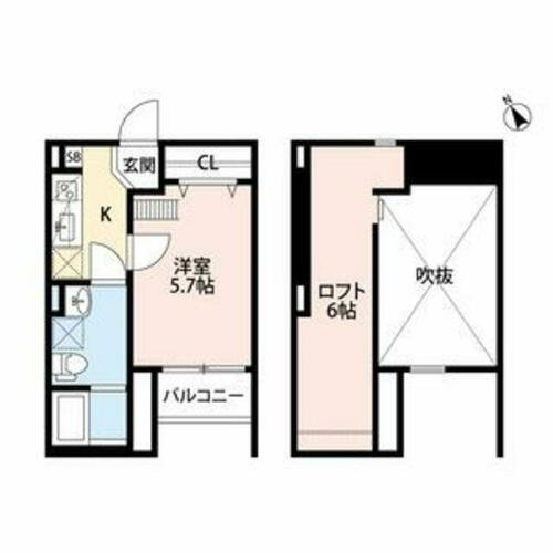 Ｌｏｆｔ　　ＭＤ（ロフト　エムディ） 2階 1K 賃貸物件詳細