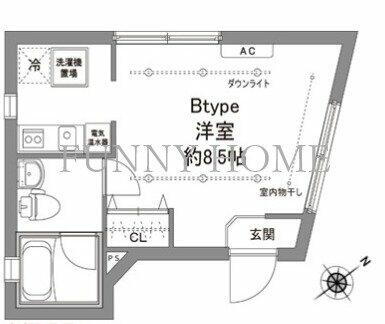東京都杉並区上高井戸３丁目 上北沢駅 1K マンション 賃貸物件詳細