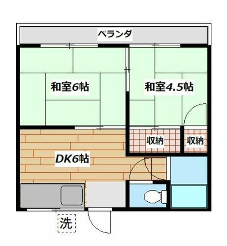 神奈川県川崎市宮前区南野川２丁目 鷺沼駅 2DK アパート 賃貸物件詳細