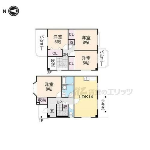 奈良県橿原市白橿町３丁目 賃貸アパート