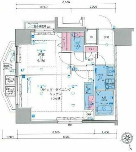 東京都台東区花川戸１丁目 浅草駅 1LDK マンション 賃貸物件詳細