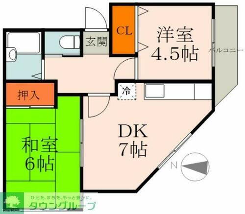 東京都足立区西新井栄町３丁目 西新井駅 2DK アパート 賃貸物件詳細
