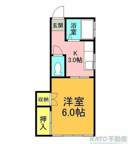 神奈川県相模原市南区麻溝台７丁目 小田急相模原駅 1K アパート 賃貸物件詳細