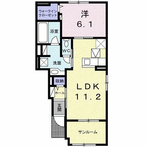 茨城県稲敷郡阿見町大字阿見 荒川沖駅 1LDK アパート 賃貸物件詳細