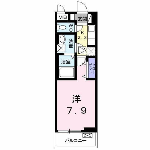 セオ・アズル 1階 1K 賃貸物件詳細
