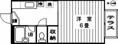 東京都杉並区下井草２丁目 下井草駅 1K アパート 賃貸物件詳細