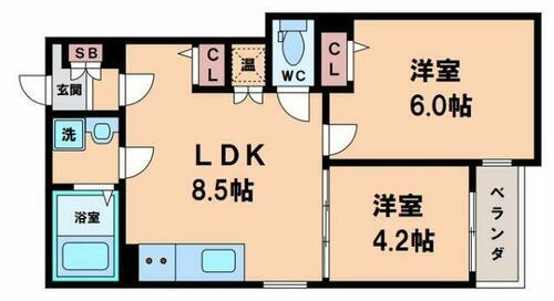 Ｋｔｅｃ１ 1階 2LDK 賃貸物件詳細