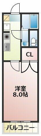 熊本県熊本市西区蓮台寺１丁目 田崎橋駅 1K アパート 賃貸物件詳細