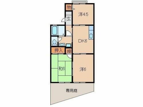和歌山県和歌山市大谷 紀ノ川駅 3DK アパート 賃貸物件詳細