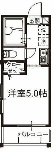 埼玉県さいたま市中央区下落合２丁目 与野駅 1K アパート 賃貸物件詳細