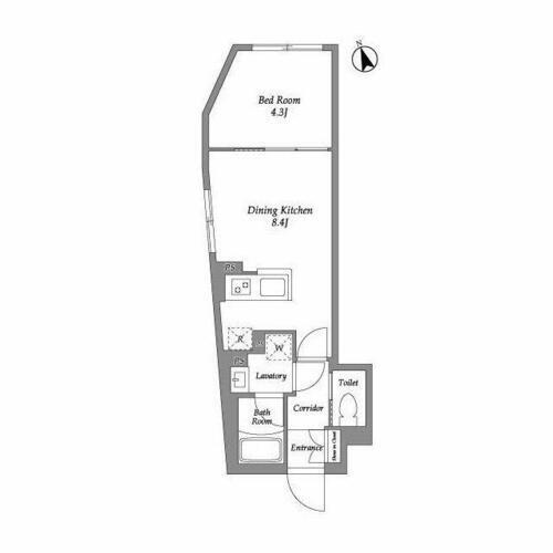 グローリオシェルト四谷坂町 4階 1LDK 賃貸物件詳細