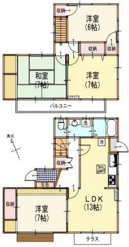 東京都日野市三沢２丁目 高幡不動駅 4LDK 一戸建て 賃貸物件詳細