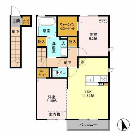 千葉県千葉市若葉区桜木３丁目 桜木駅 2LDK アパート 賃貸物件詳細