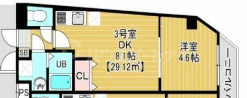 リマペル幕張 4階 1LDK 賃貸物件詳細