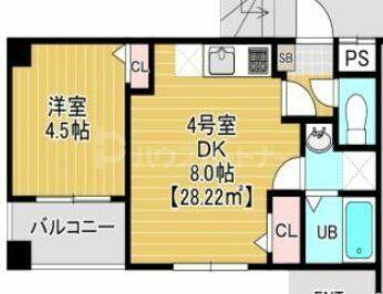 リマペル幕張 4階 1LDK 賃貸物件詳細