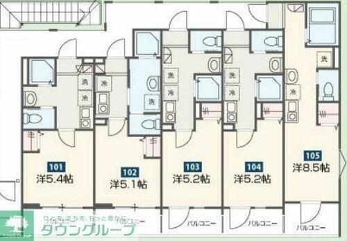 神奈川県大和市下和田 高座渋谷駅 1K アパート 賃貸物件詳細